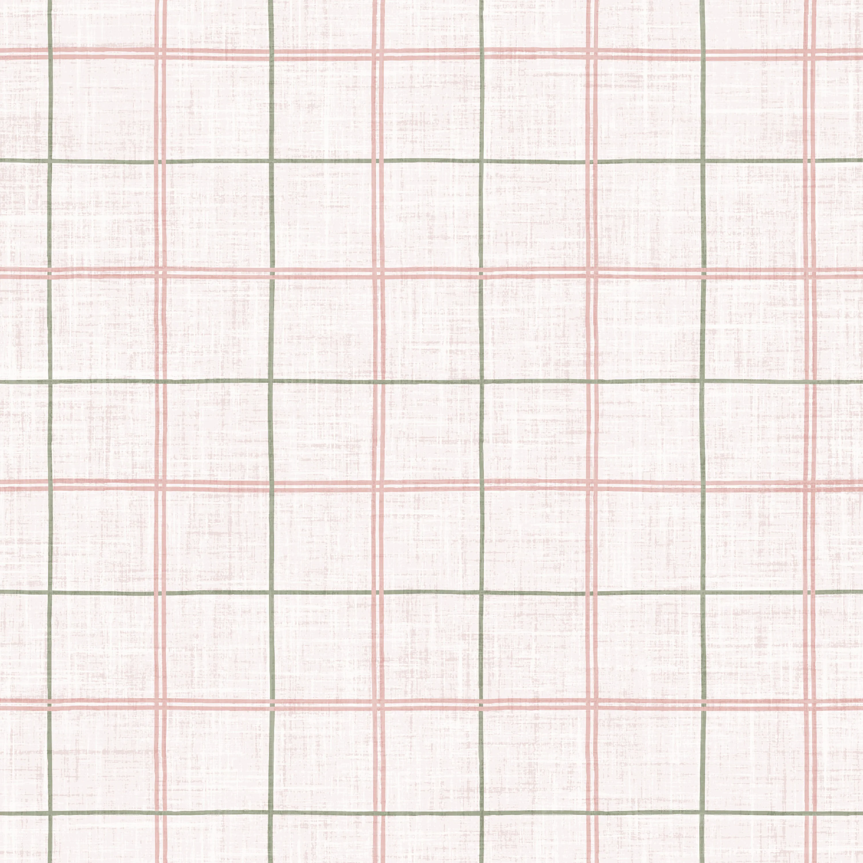 Holy Night Plaid Window Pane Pink