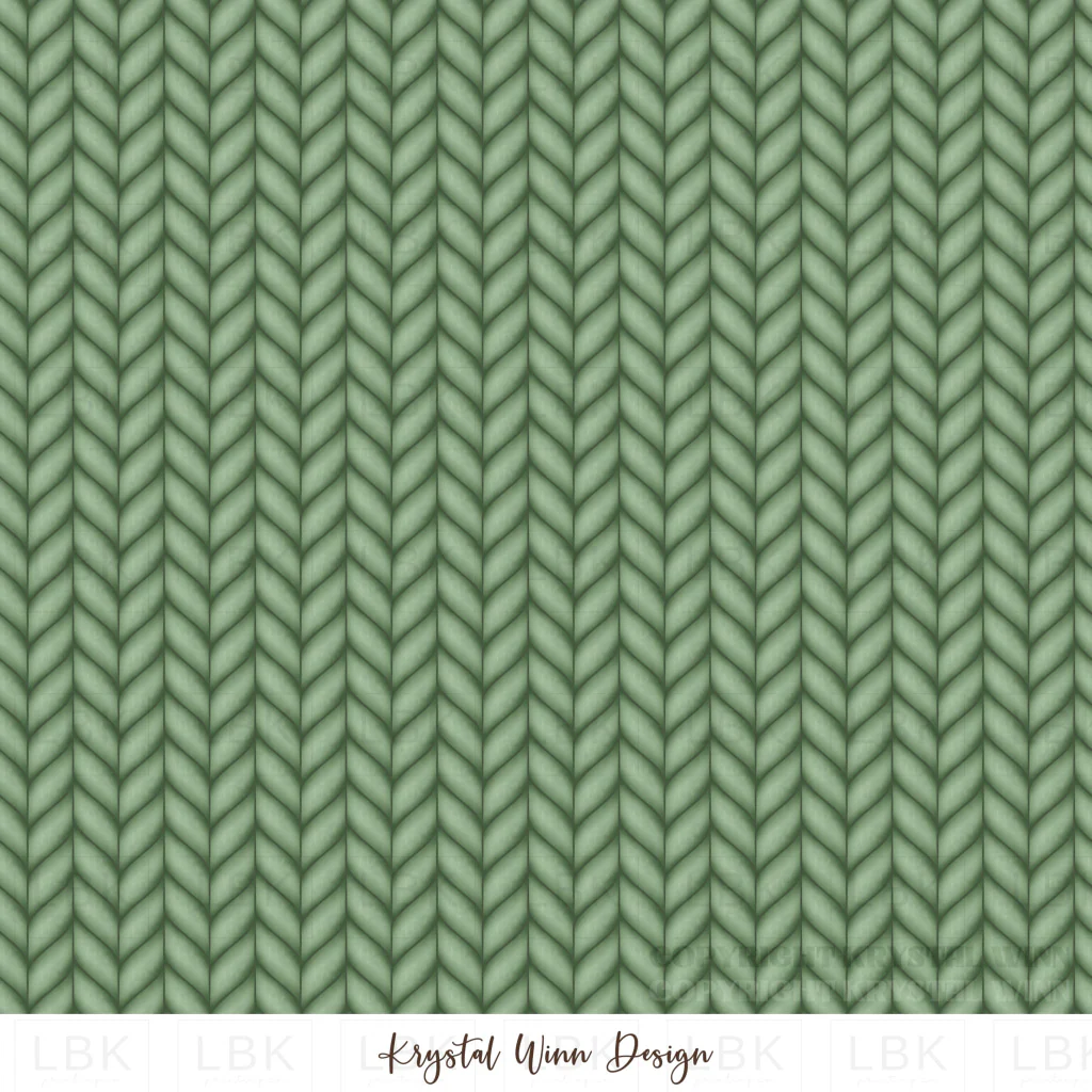 Home For Christmas Knit Green