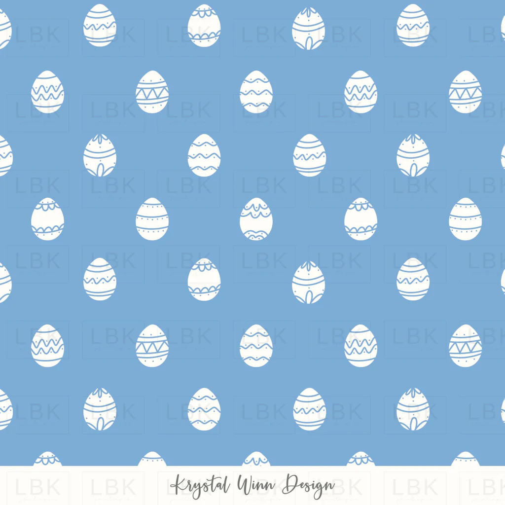 Hoppy Easter Egg Dot Blue