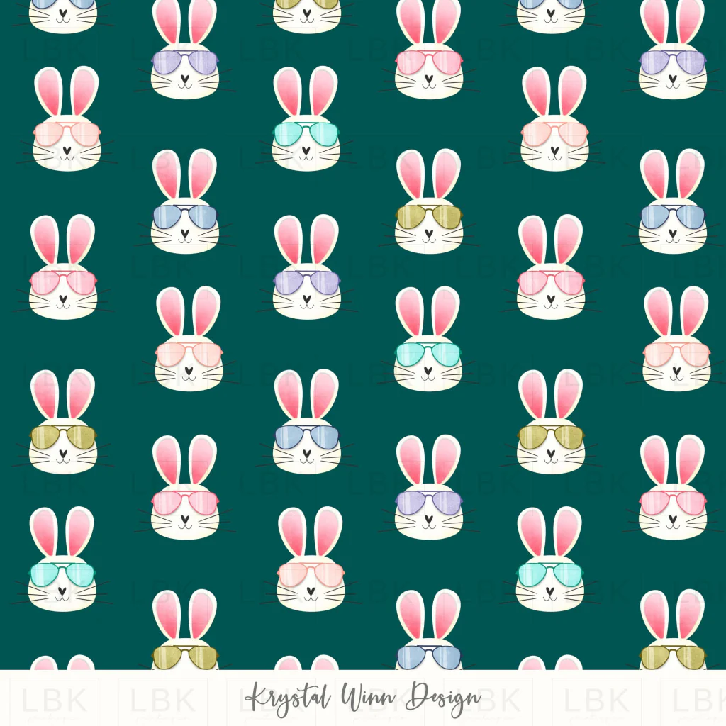 Hoppy Easter Hip Hop Teal