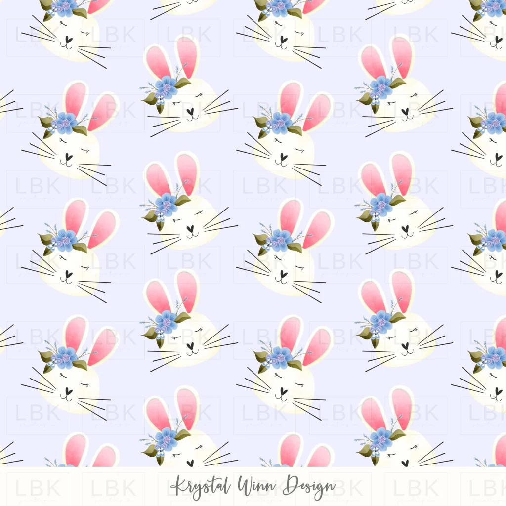 Hoppy Easter Honey Bunny Purple