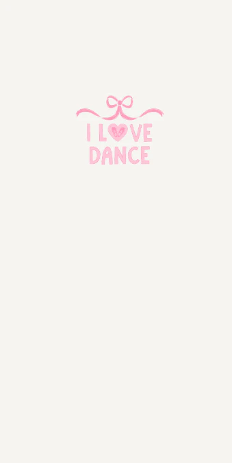I Love Dance Panel Carnation Pink and Flushing Pink