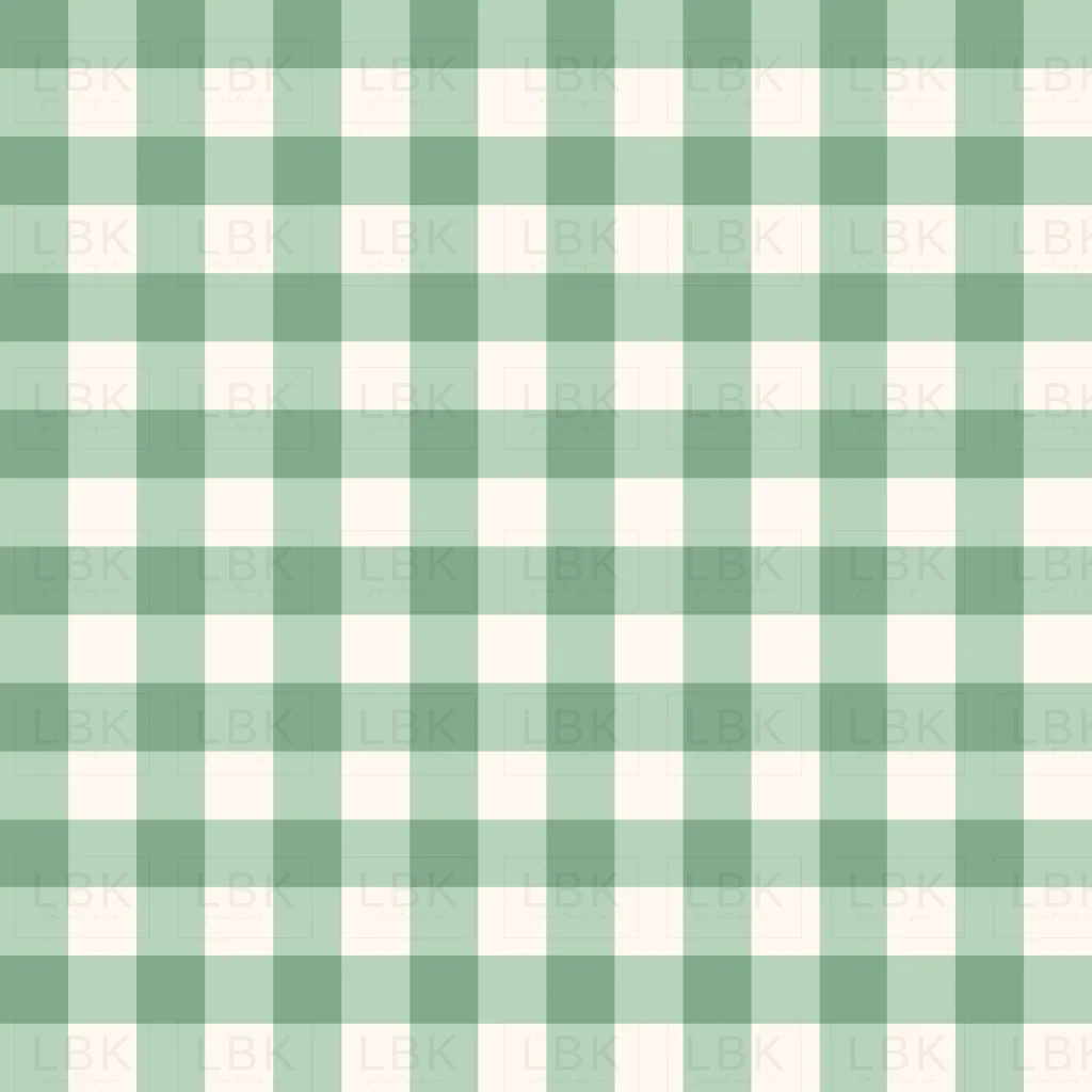 Jenelle's Benefit: Sage GIngham Fabric