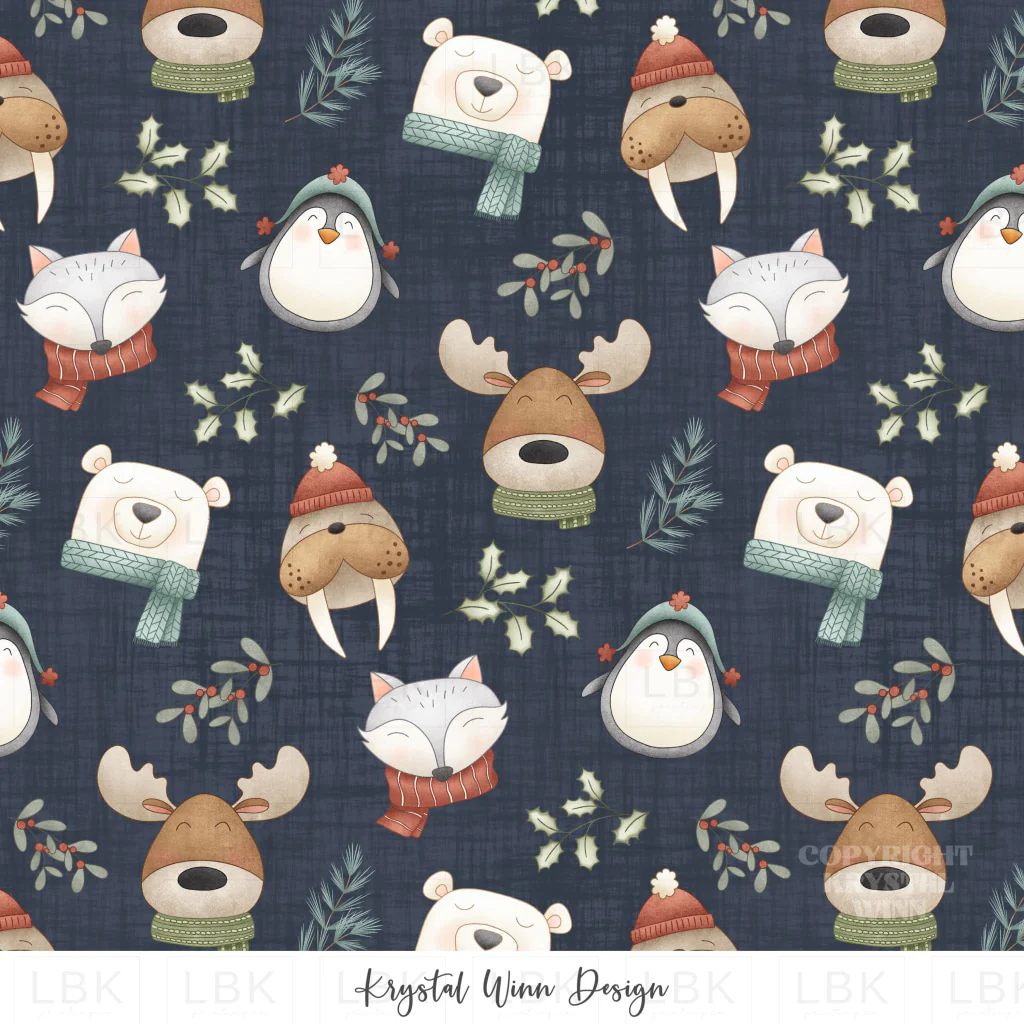 Jolly Polar Pals Navy