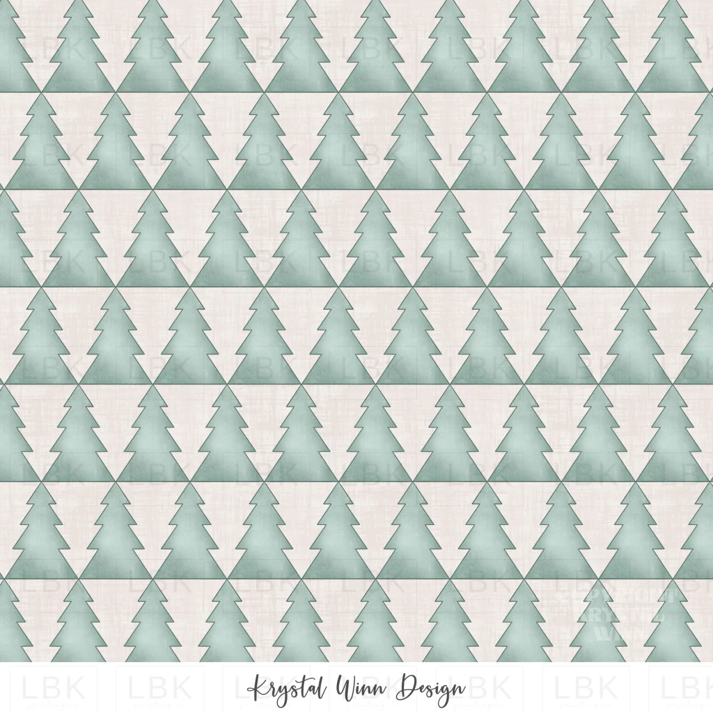Jolly Trees Blue