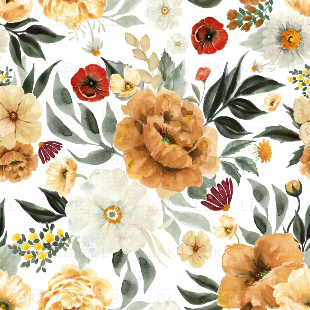June Watercolor Florals