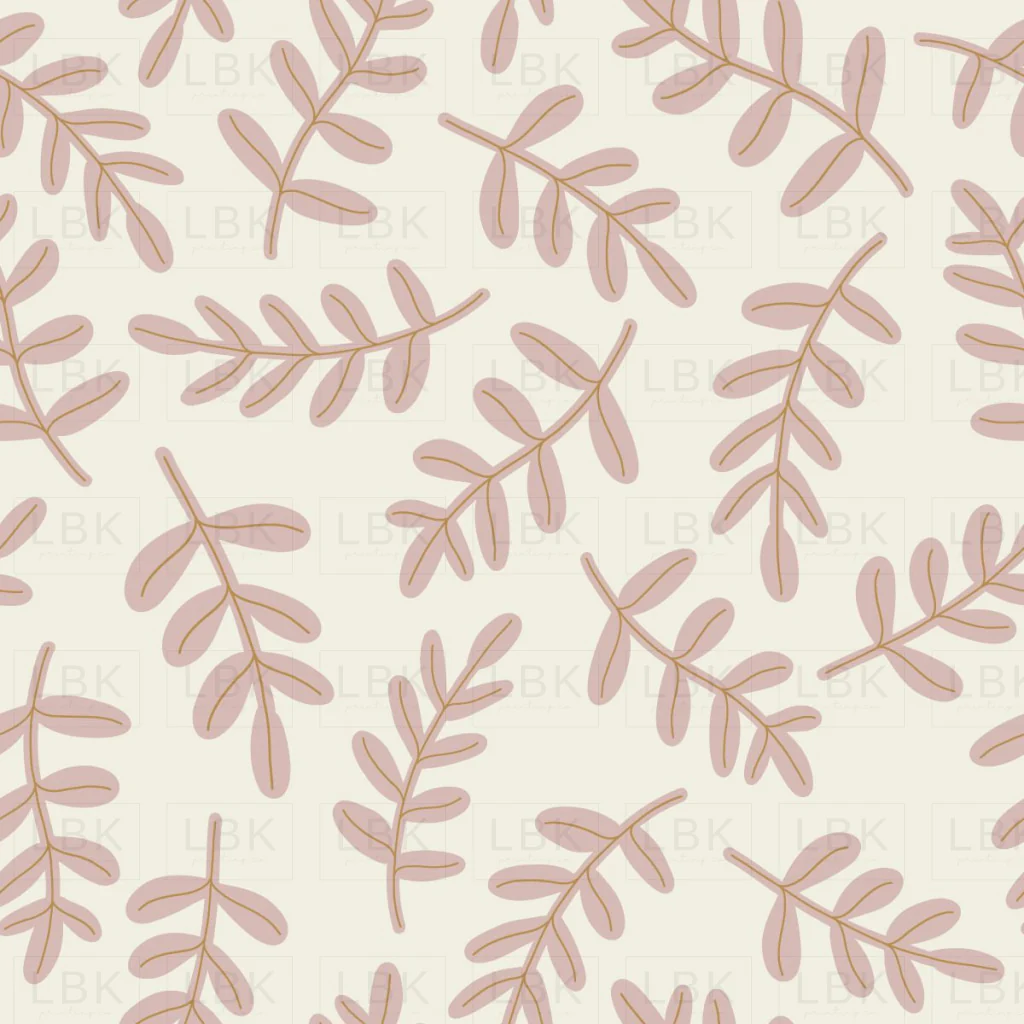 Lined Leaves-Sepia Rose