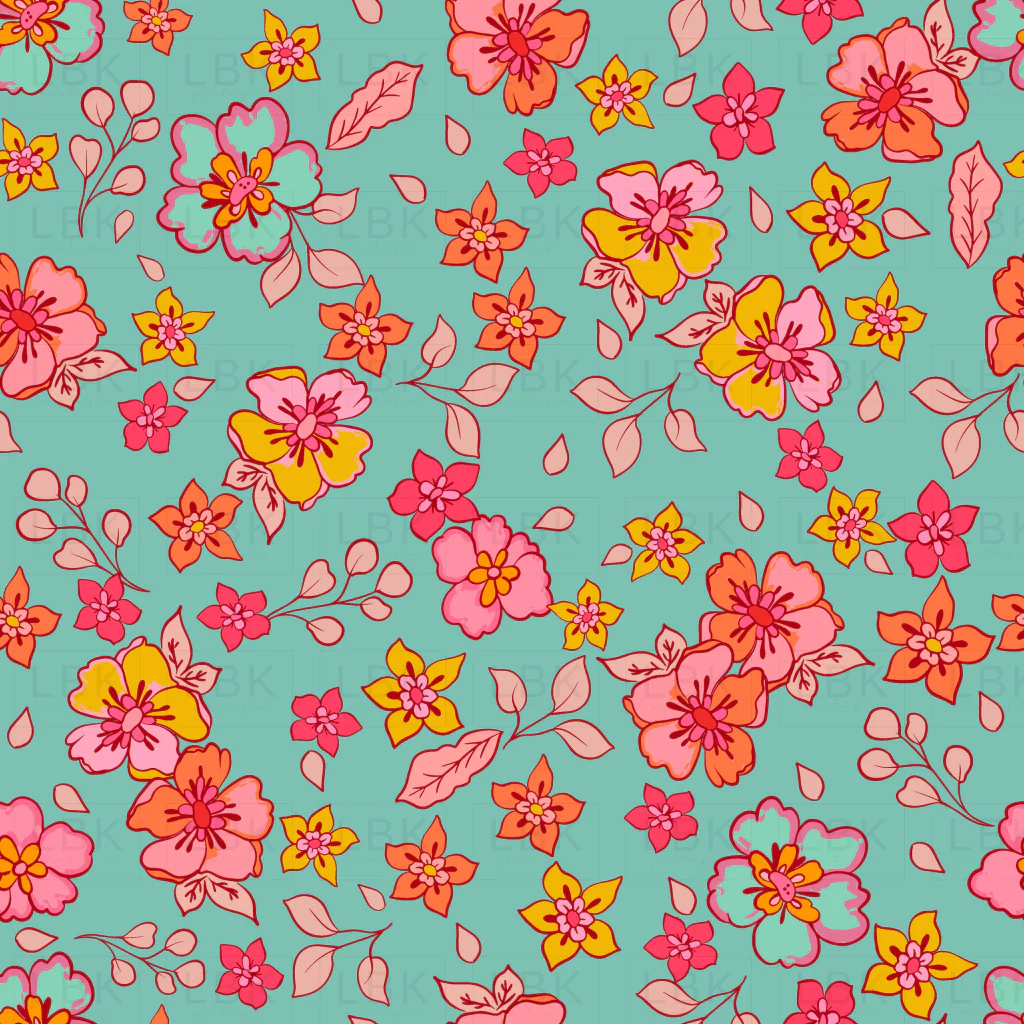 Little bird 2024 spring summer floral teal