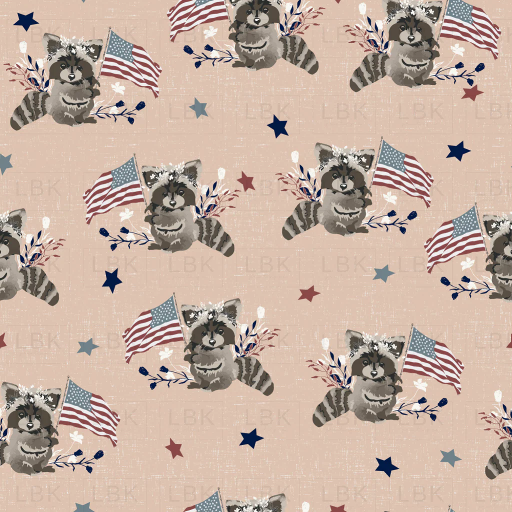 LITTLE MISS PATRIOT IN SAND