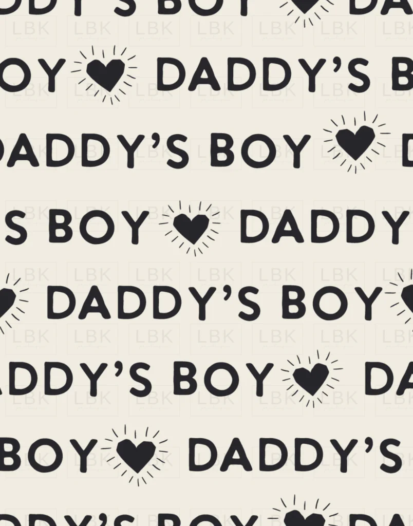 Little Valentine Daddy's Boy