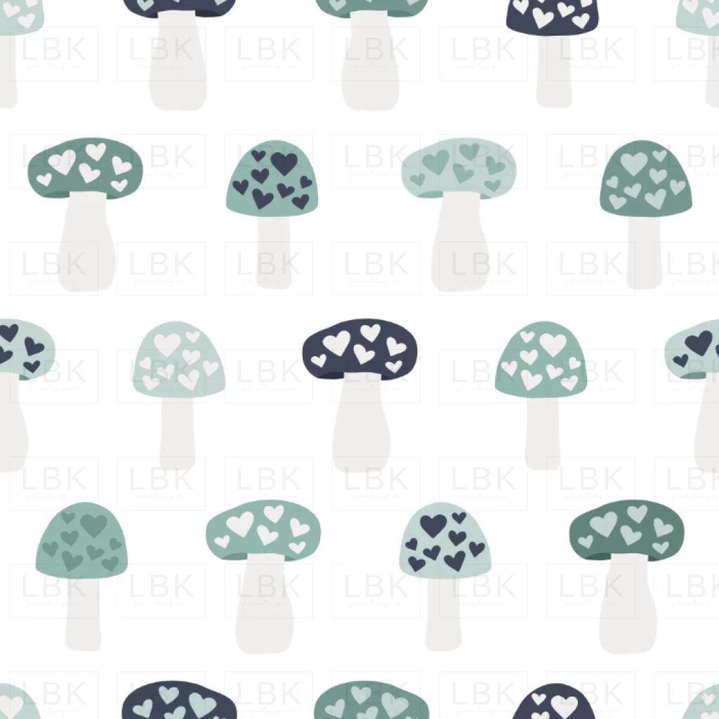 Love Doodles Toadstools Blue