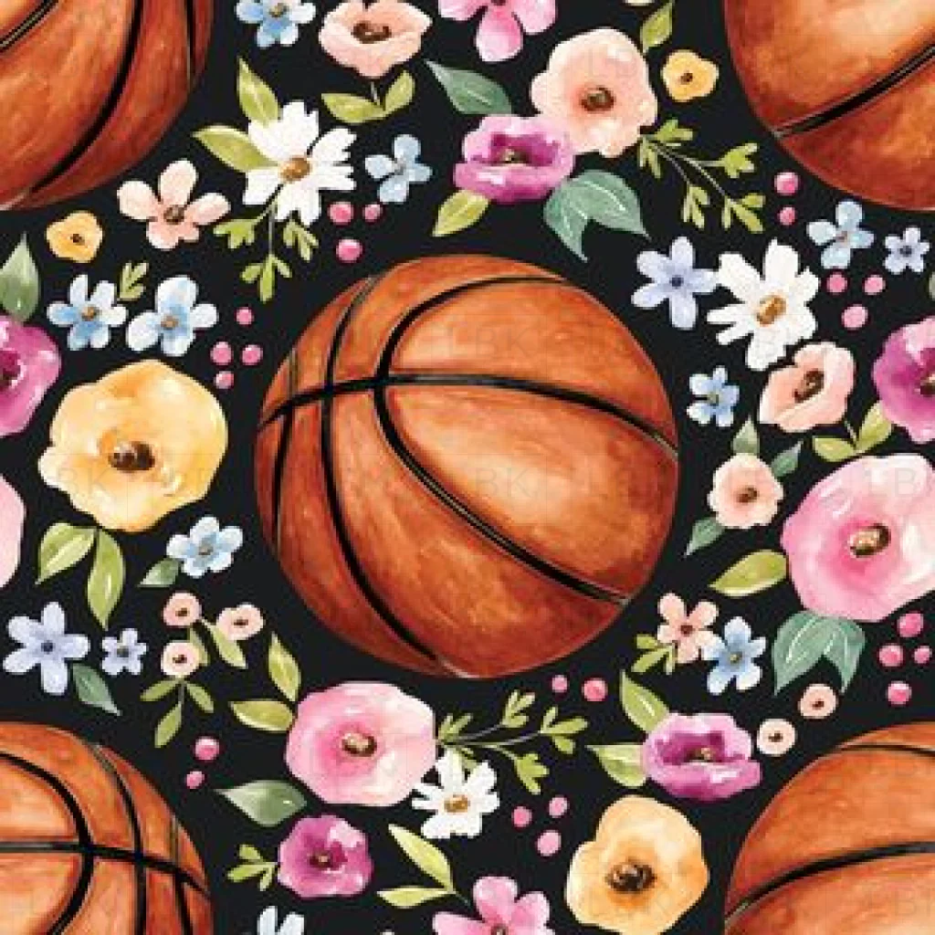 Melody_Basketball_Floral_Black