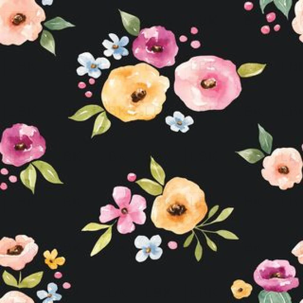 Melody_Floral_black