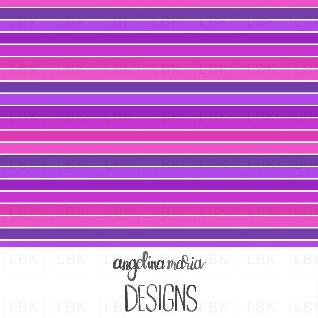 Mermaid Stripe Pink and Purple.