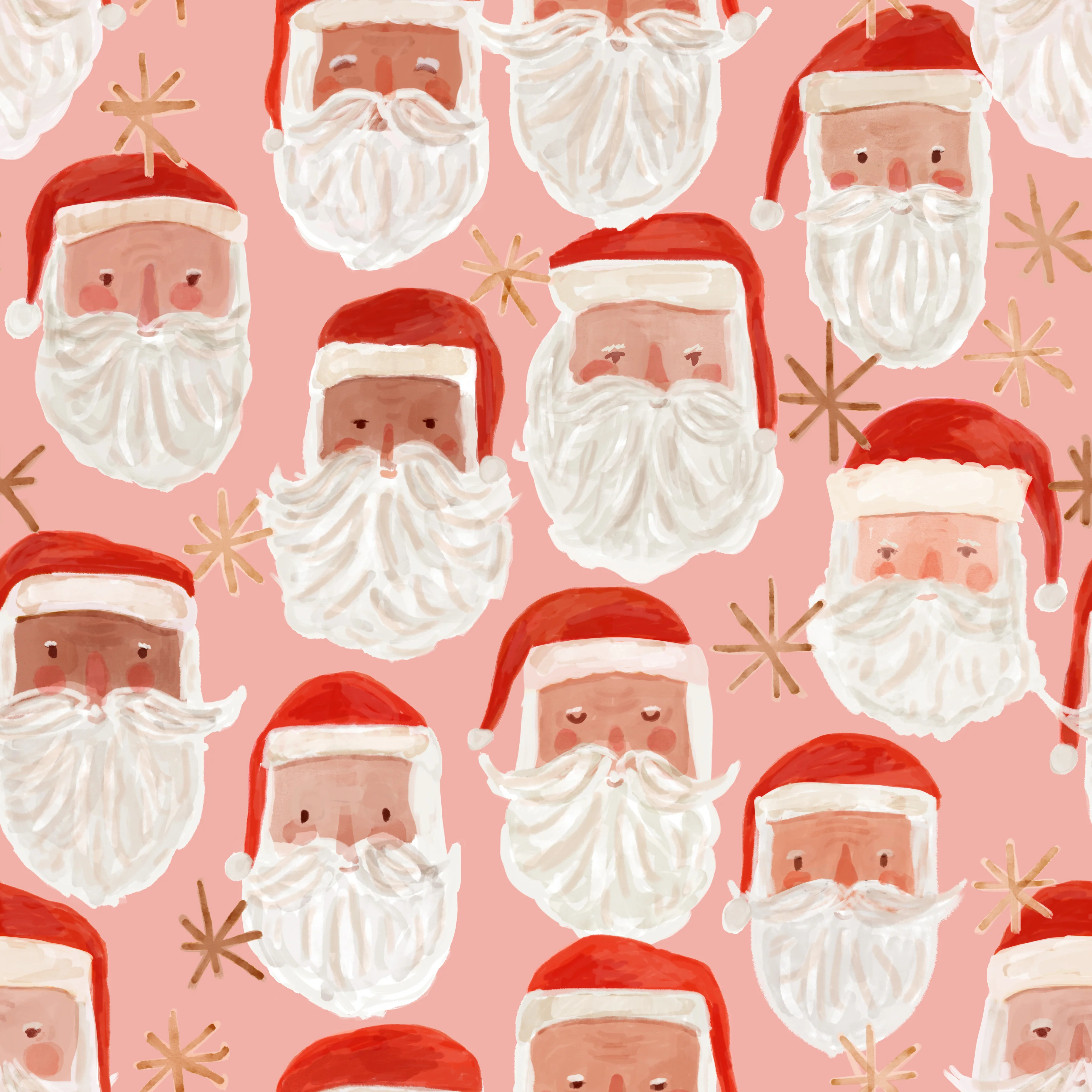 Merry Faces-Rose