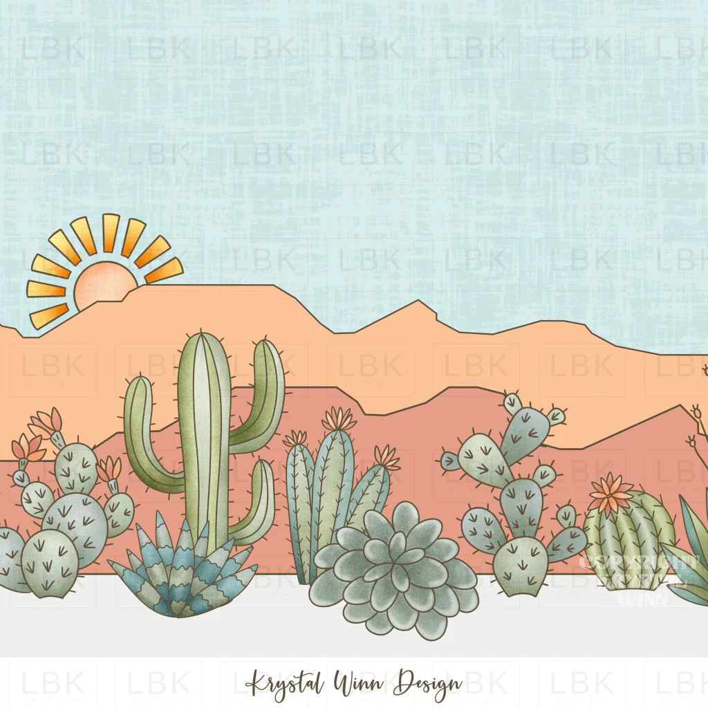 Mesa Border- Desert Landscape