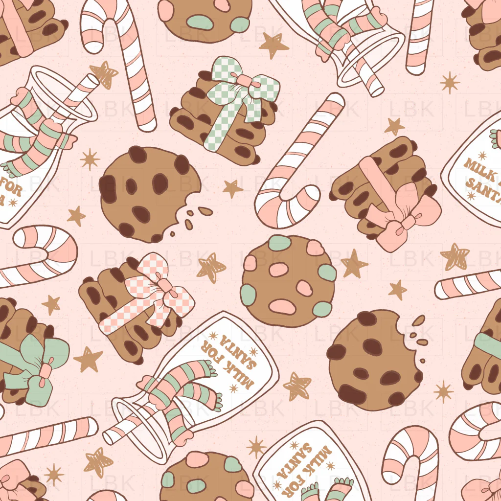 Milk for Santa pattern