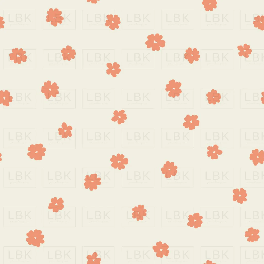 Mini Ditsy Fleur-Shell Coral
