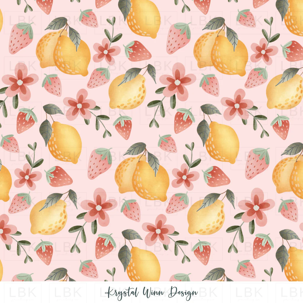 Mr Golden Sun Strawberry Lemons Pink