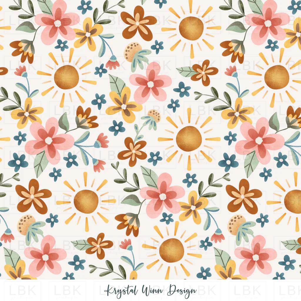 Mr Golden Sun Sunshine Floral White