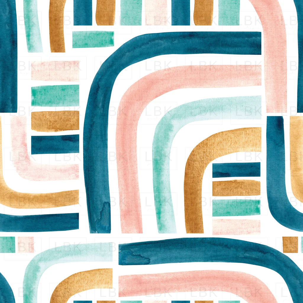 Multi-Color Retro Stripes