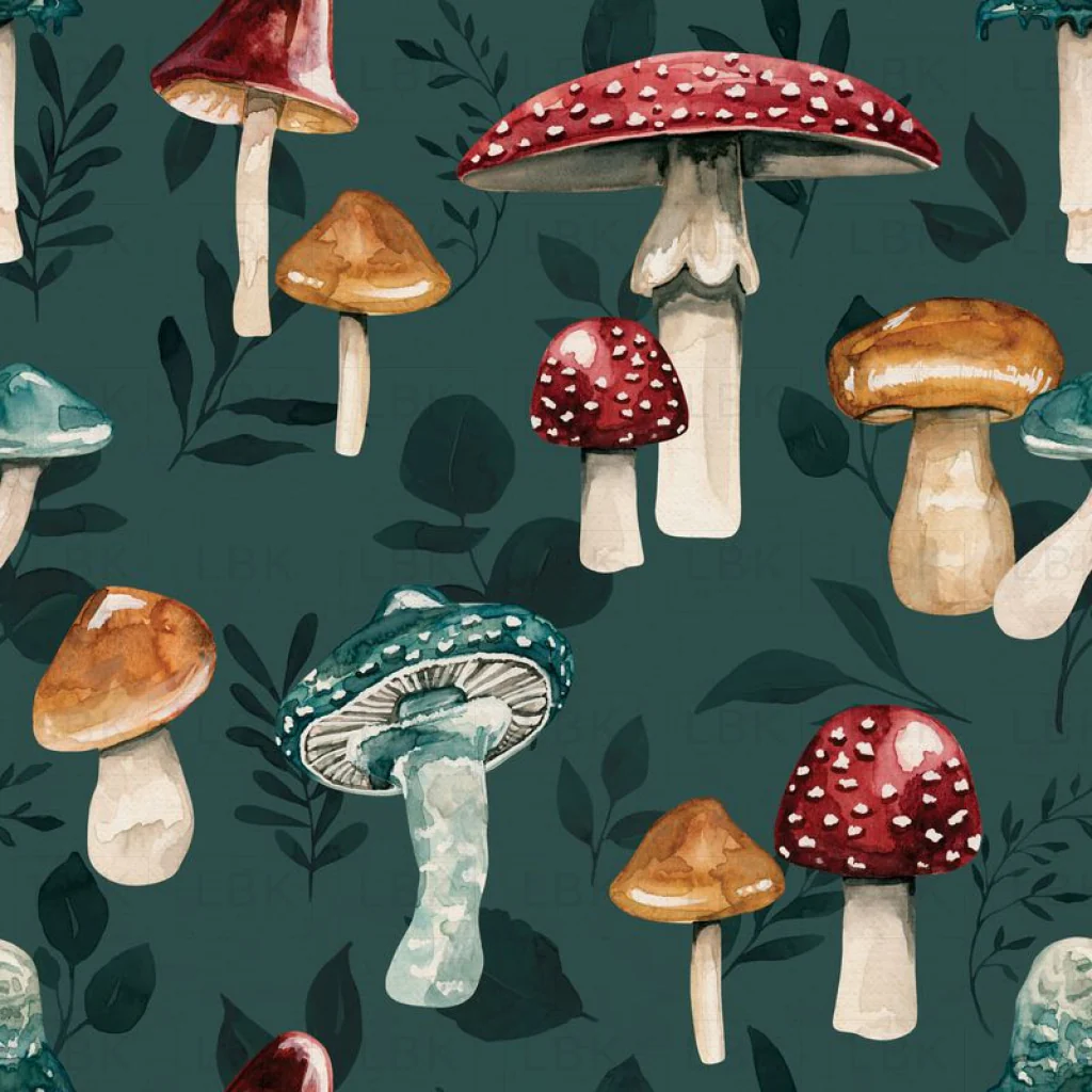MushroomForest_Teal