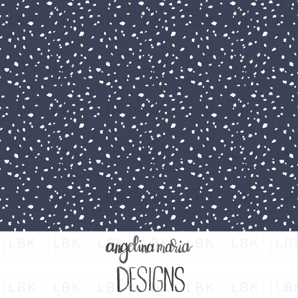 navy flecks