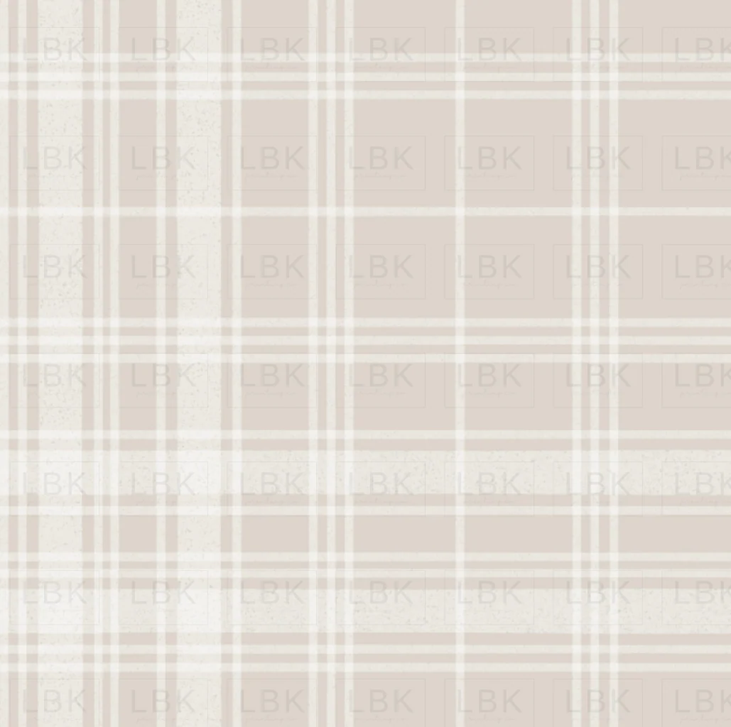Neutral Farmhouse Plaid in Greige