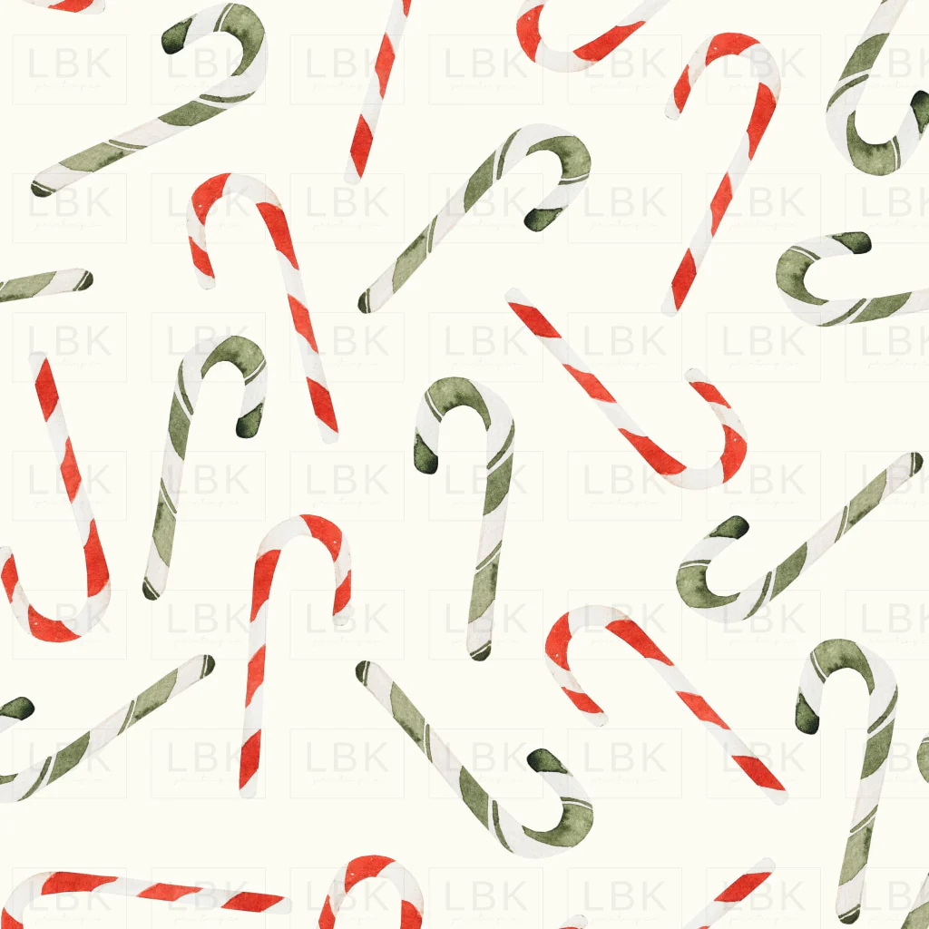 Noel Candy Canes on Ivory