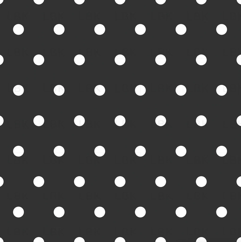 October Moon Dots Black