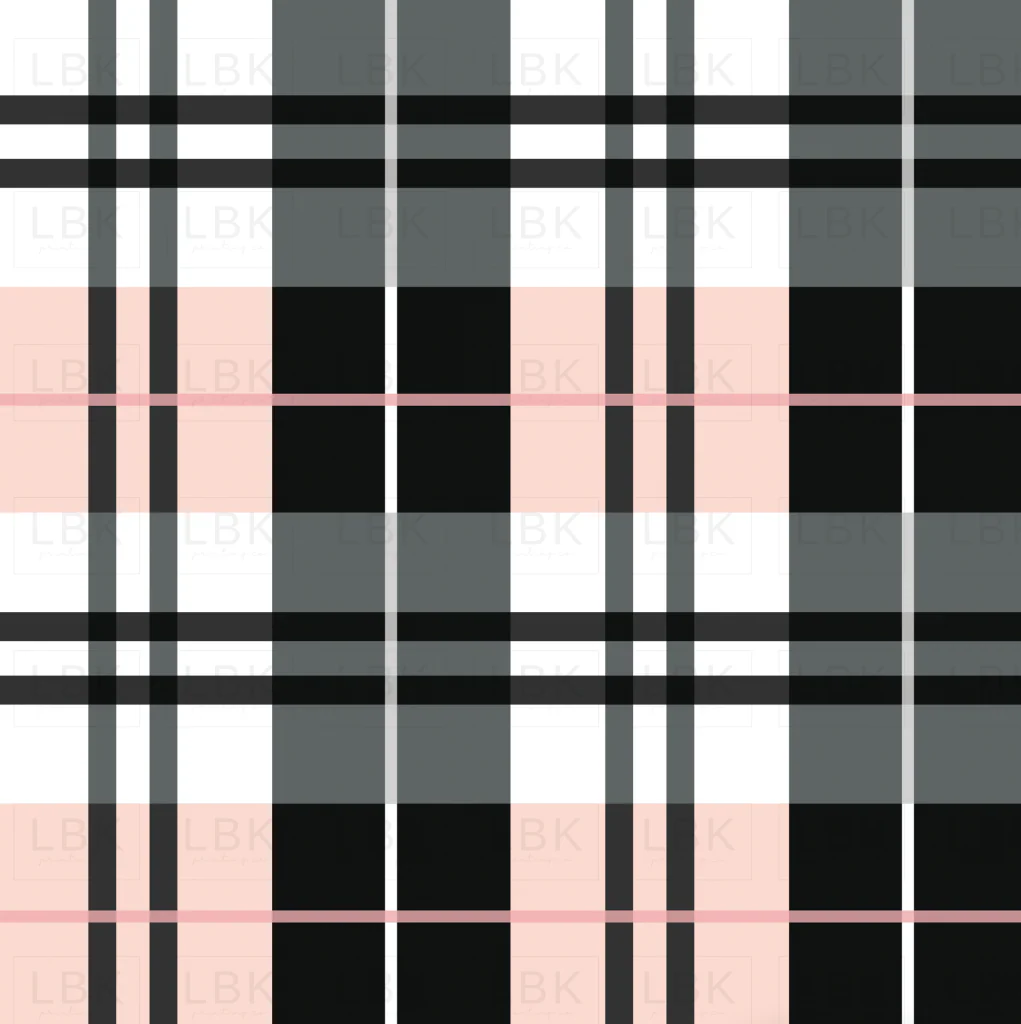 October Moon Plaid Pink
