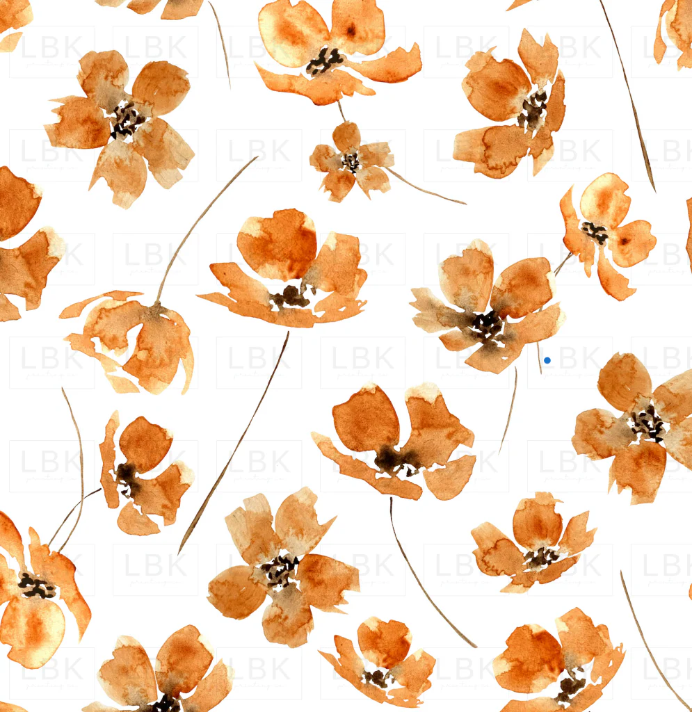 Orange Spice Florals