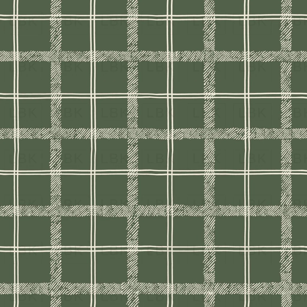 Organic Tartan in Green