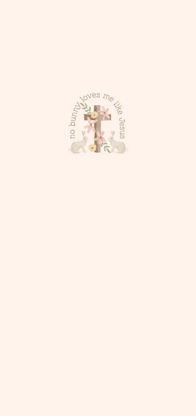 Panel-No bunny loves me like Jesus- Blush