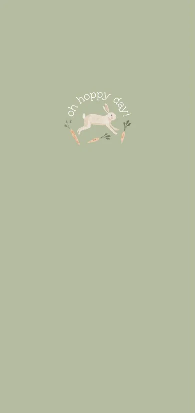 Panel-Oh hoppy day-Green