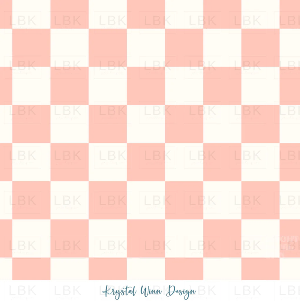 Party Animal Check Pink