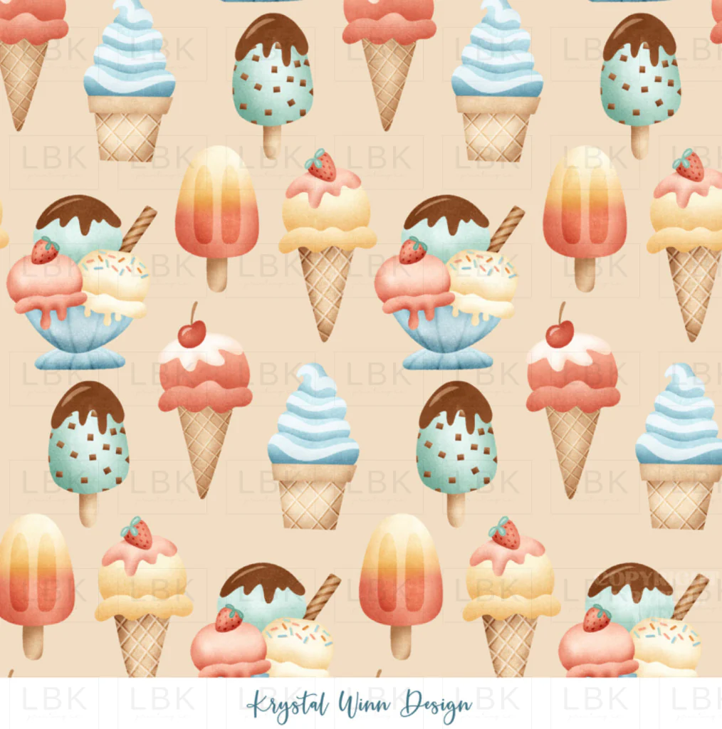 Party Animal Ice Cream Tan