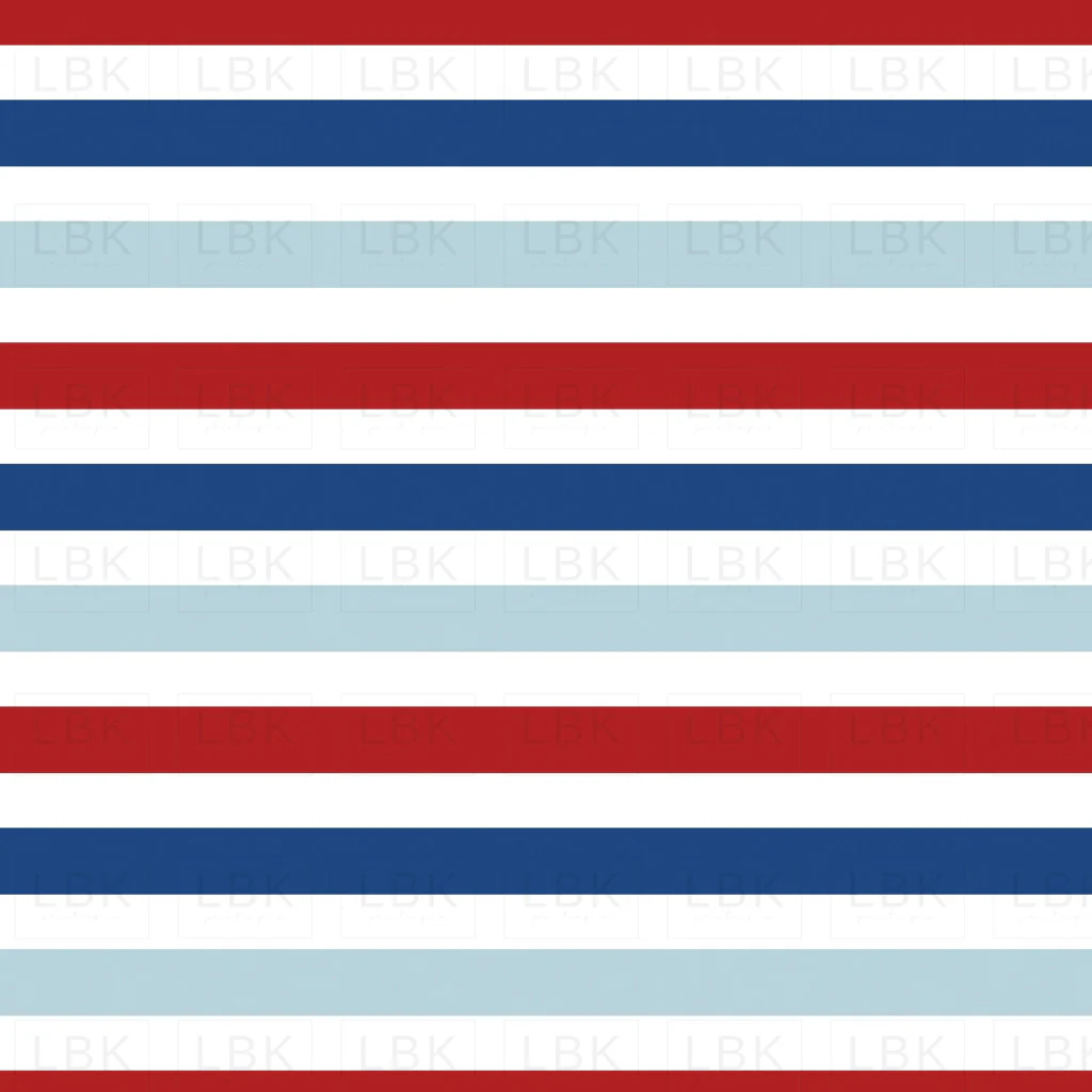 Patriotic Multi-Color Stripe