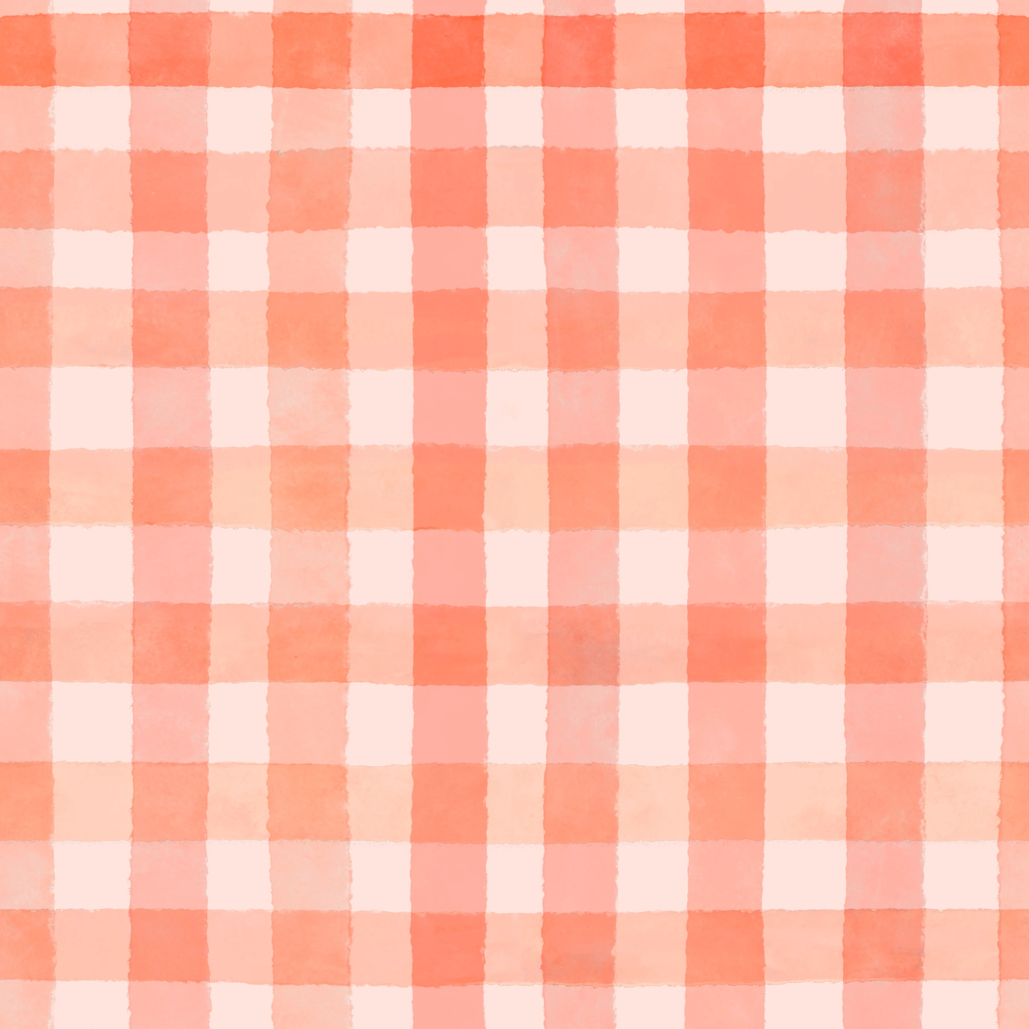 Peach marmalade gingham