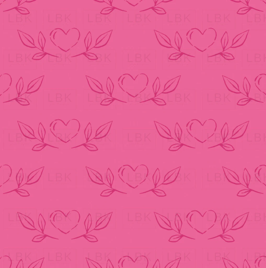 Penelope Heart Sketches Hot Pink