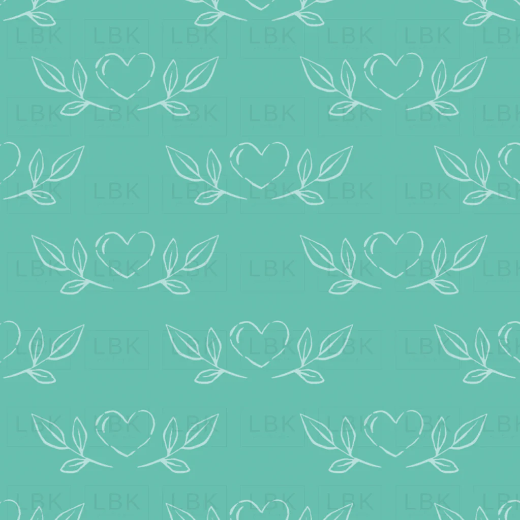 Penelope Heart Sketches Teal
