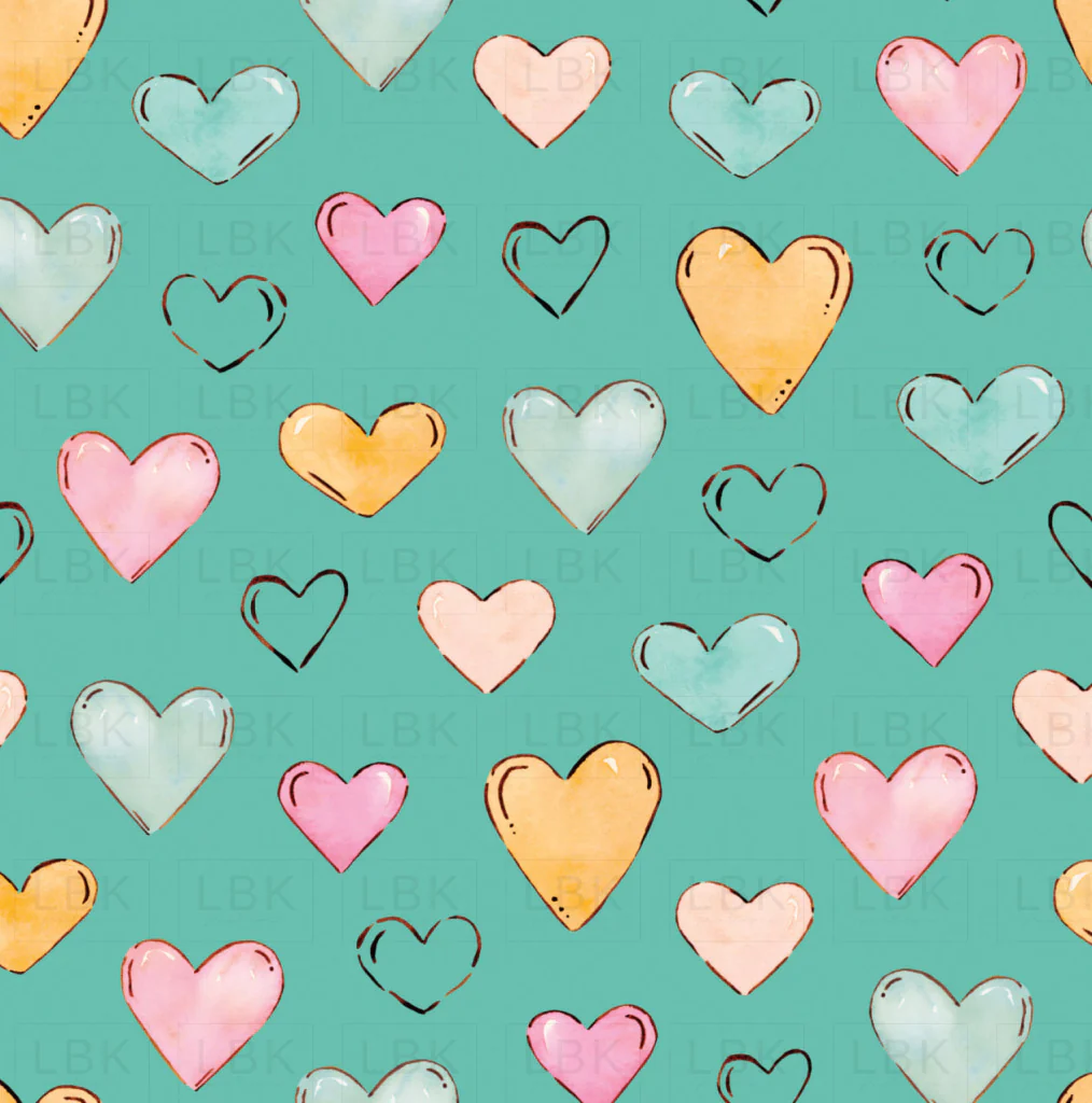 Penelope Hearts Teal