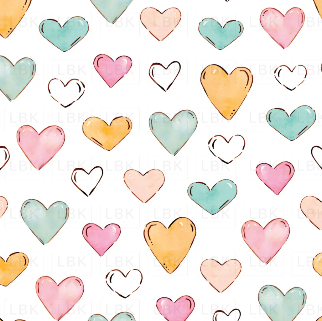 Penelope Hearts White
