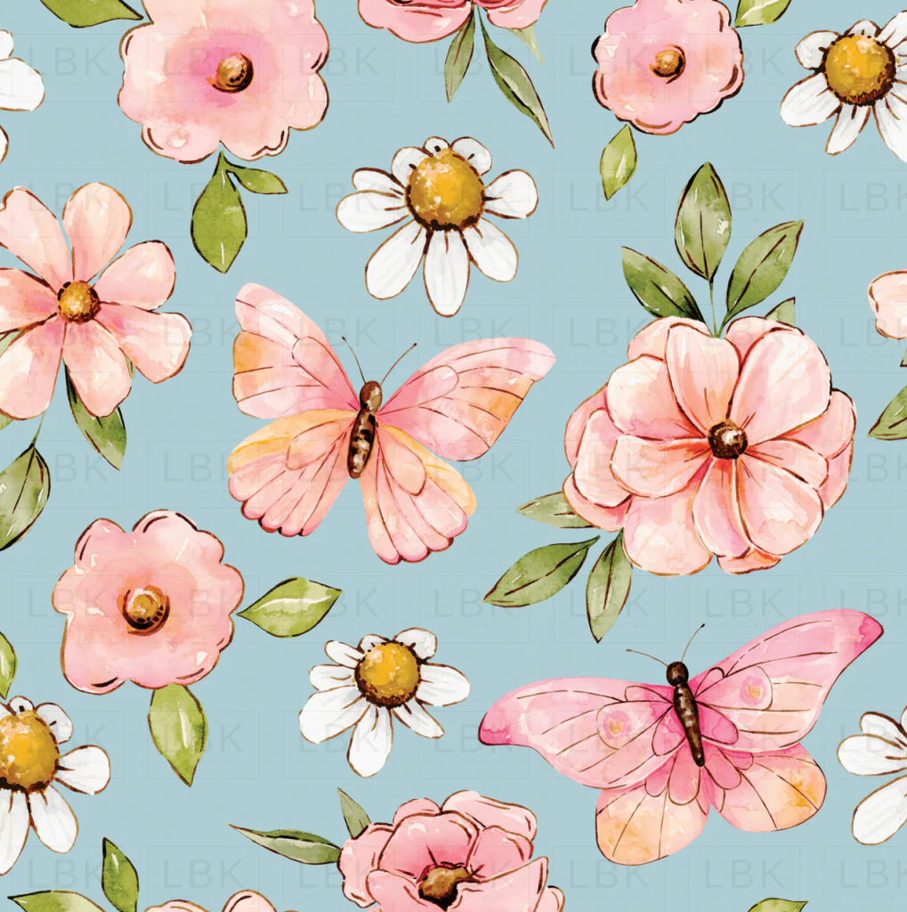 Penelope Pink Floral Blue