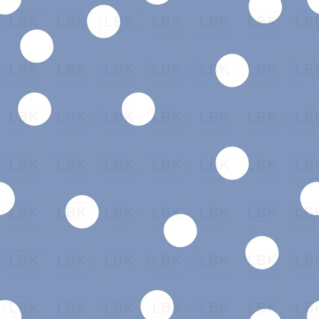 Peony polka dot in blue