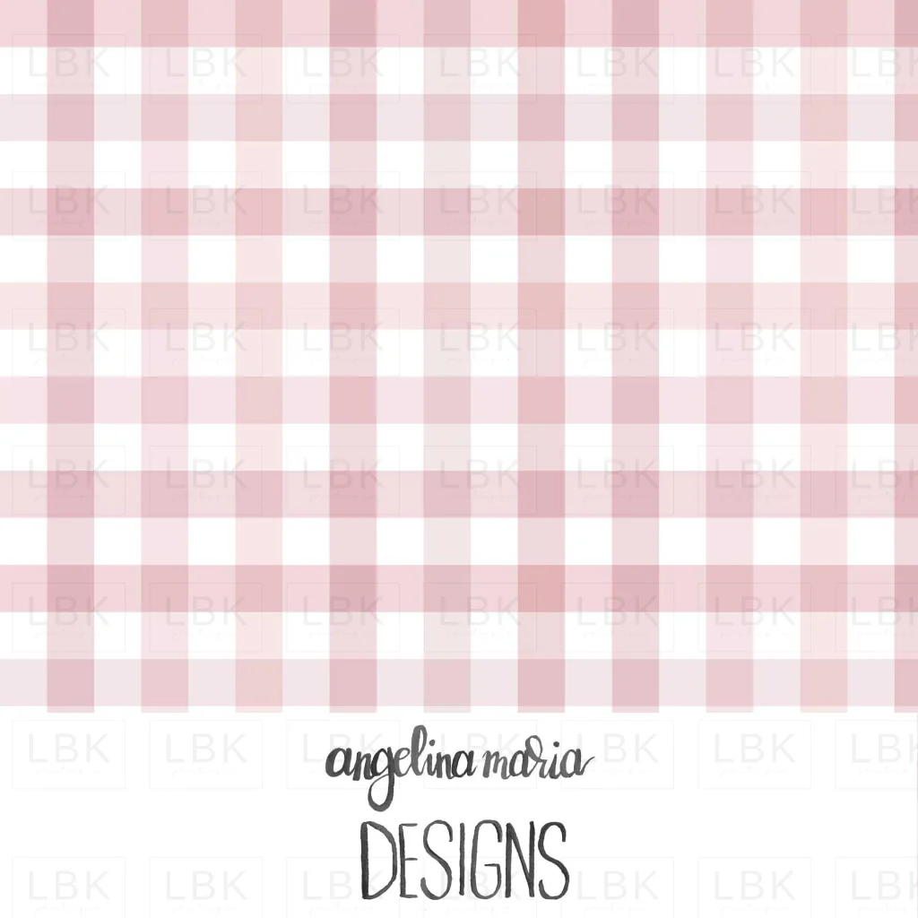 pink gingham