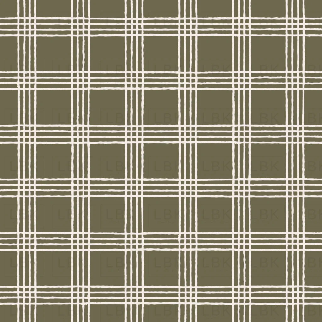 Plaid in Olive