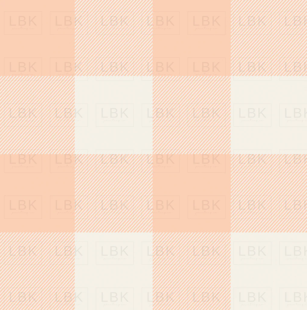 Plaid Night Pink Cream