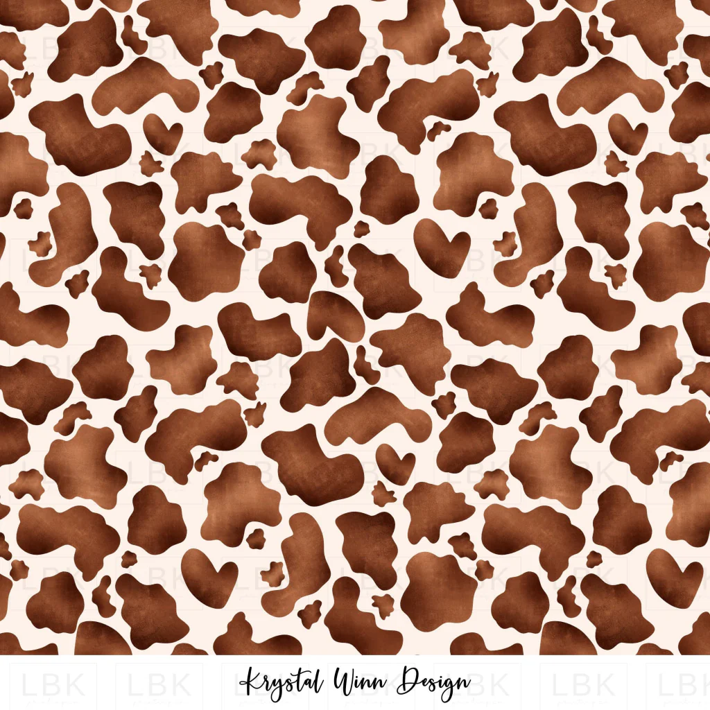 Ponies + Peonies Brown Cow