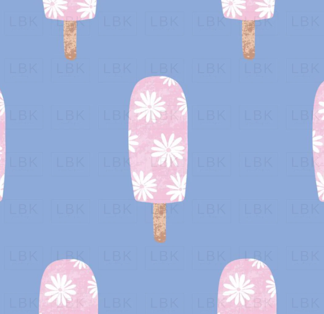 popsicle daisies on blue